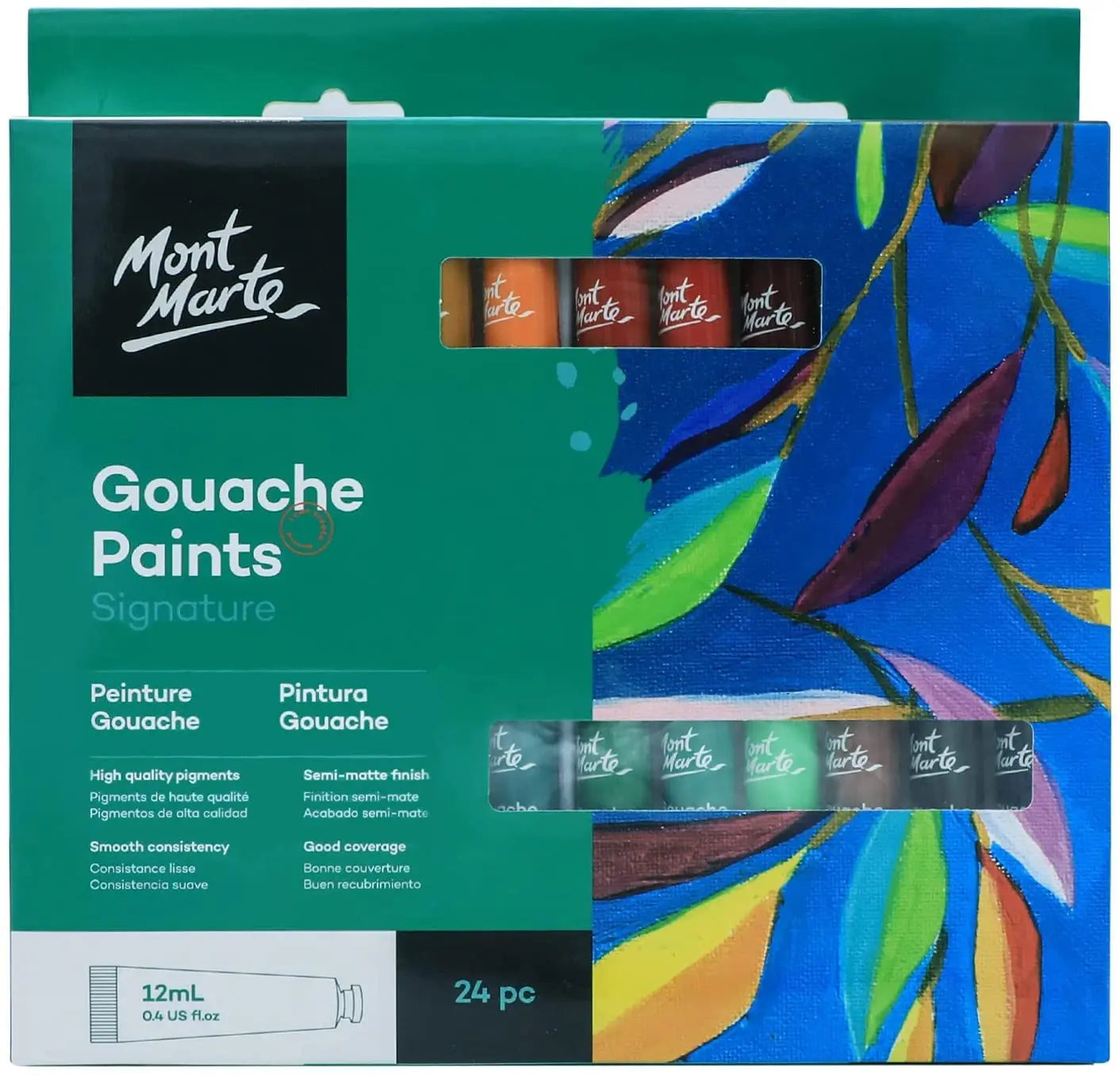 Mont Marte Gouache 24pc x 12ml Mont Marte